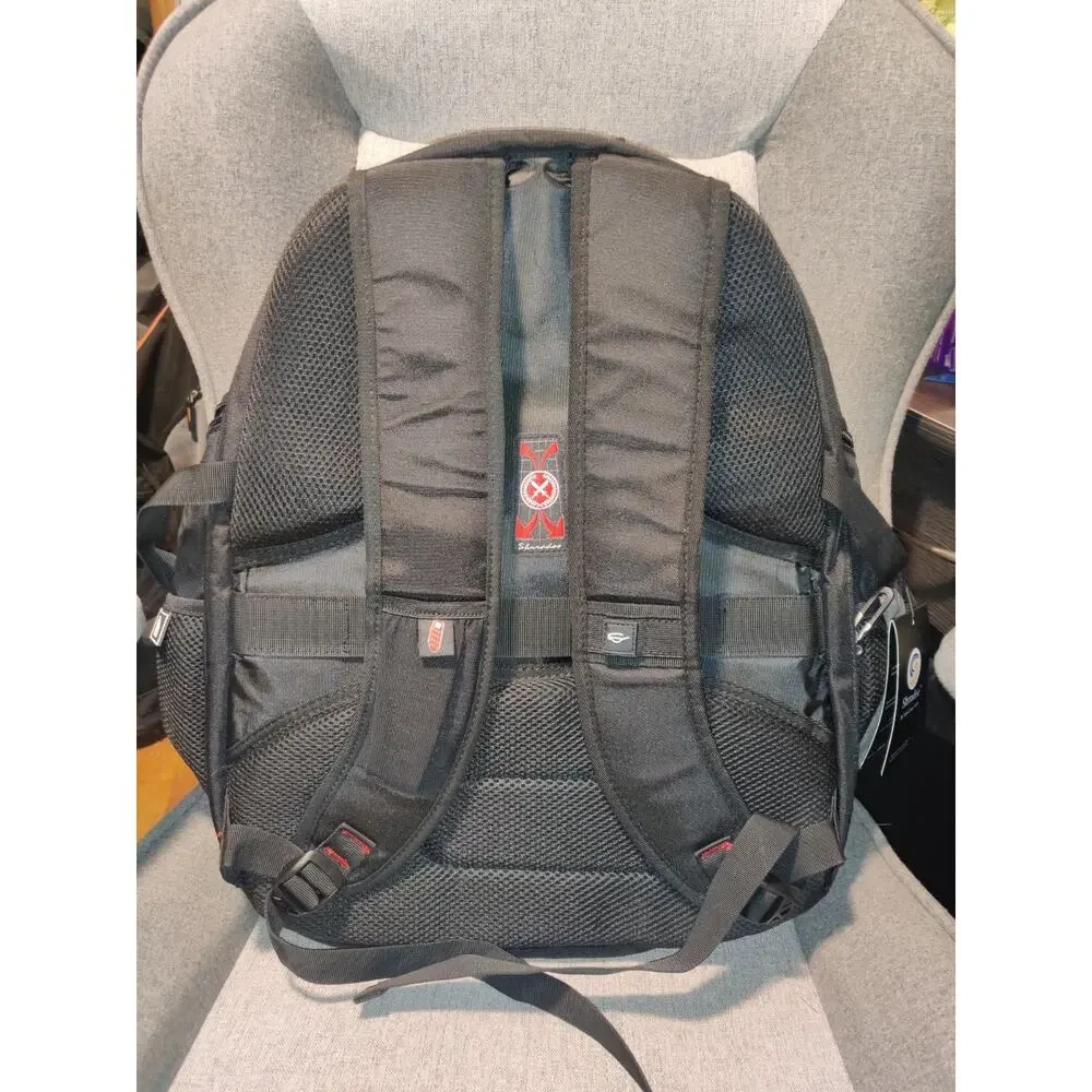 SHRRADOO Extra Large Travel Laptop Backpack with USB Charging Port and Lock NWT